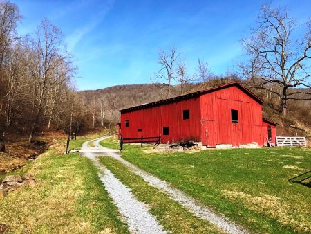 For Sale Red Barn Forest At Green Sulphur Springs Wv Foxfire Realty